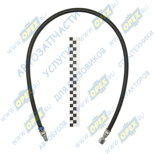 375-4225075-02 Шланг тормоз. ф14 L=1000 Г=М14+К17/Ш=М10+К11 подкачки шин длинный УРТ1