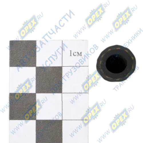 375-1104059 Шланг (патрубок) ф8х16 МБС L=230; L=230 соедин.на топл.бак УРАЛ УРТ2