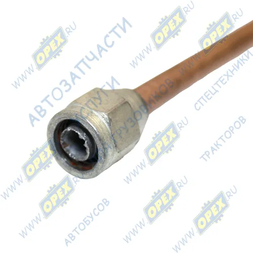 4320ЯХ-3125108-01 Трубка (медь) ф8 L=1200 Г=М14+К17/Г=М14+К17 левая УРАЛ подкачки колес УРТ1