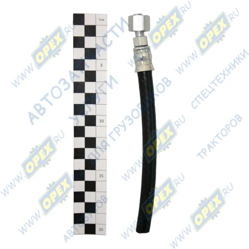 375-4225073-02 Шланг тормоз. ф14 L=185 Г=М14+К17/ подкачки шин короткий УРТ1