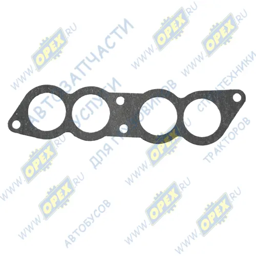420-1008018-10 Прокладка С/Ф; L=275; 4 секции ф44х62; 4отв.ф8, ресивера Газель (дв.УМЗ-4213,4216) и их исполнения Фарер