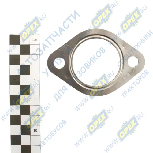 719-54-05 Прокладка ромбич. 97х66; фвнутр=48; 2отв.ф10, выпуск.трубы (коллектора) Камаз; (сталь) Евро-4 ФРИТЕКС