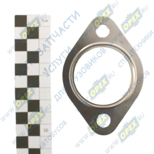 719-54-05 Прокладка ромбич. 97х66; фвнутр=48; 2отв.ф10, выпуск.трубы (коллектора) Камаз; (сталь) Евро-4 ФРИТЕКС1
