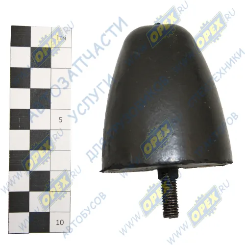 12-2902622-А Буфер хода сжатия рессоры (РТИ) L=53х63 h=72 со шпилькой М8х1,25 Р=25 конус (52х62х97) ЧайковРТИ1