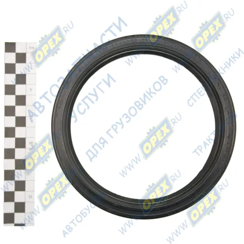 236-1005160-А2 Сальник (манжета) левого вращения 140х170х16 коленвала задн.с пружиной; (с насечками)лев.вращ. 140х170х13 ЧайковРТИ1