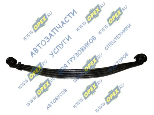 902704KZ-2902012-20 Рессора КамАЗ передняя (4 листа) (L=1800 мм., с витыми ушками); 90х10  г.п 4890 т. ЧМЗ