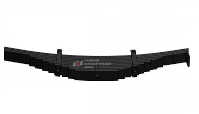 1001211BW-2912012 Рессора BPW п/прицеп (11 листов) гнутая (L=1170); (100х12х толщ. пакета132) 12 т. ЧМЗ2