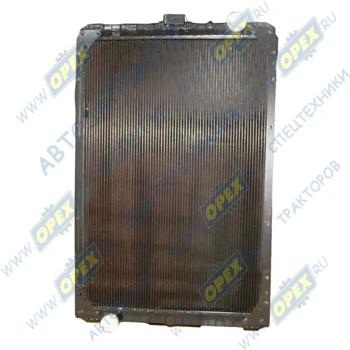 5460Ш-1301010 Радиатор водяной КАМАЗ-5460,6520,65201,6522,65225,65226,6460; (3-х рядн. медный) 2 выхода ф60; 740х1140; ШААЗ