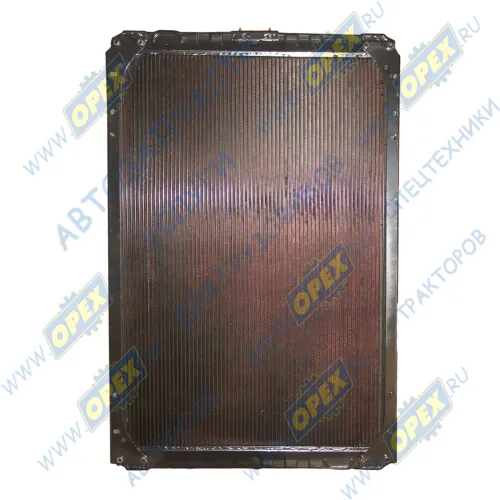 5460Ш-1301010 Радиатор водяной КАМАЗ-5460,6520,65201,6522,65225,65226,6460; (3-х рядн. медный) 2 выхода ф60; 740х1140; ШААЗ1
