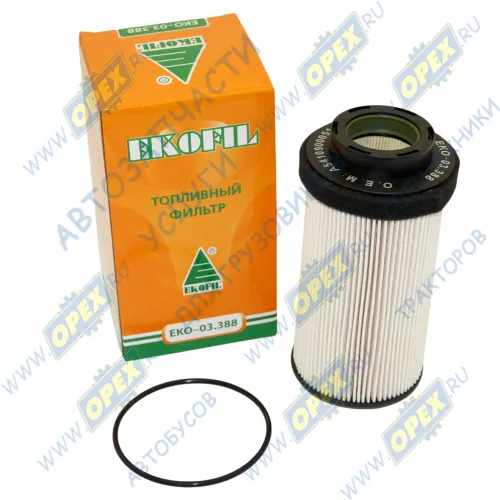 EKO-03.388 Фильтр топливный (элемент картридж) A=95 B=14 C=46 H=204 MB ACTROS,MB ACTROS MP2 / MP3,MB AXOR,MB CITARO (O 530),MB CONECTO (O 345),MER; PU 999/1 x ЭКОФИЛ