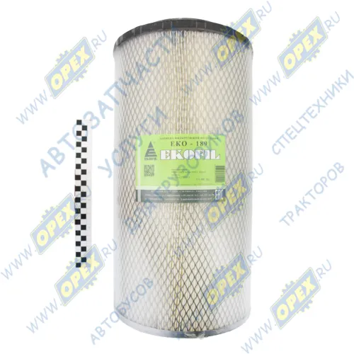 EKO-189 Фильтр воздушный (элемент) ЭФВ внешний/основной A=267 B=170 H=533 MB Actros II/Axor II MB Actros MP2/MP3 (2002-2021); C 27 1320/2 ЭКОФИЛ1