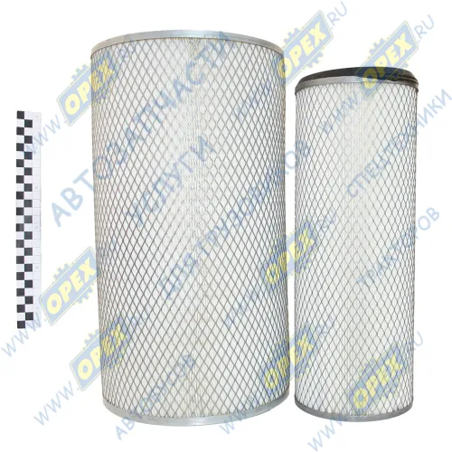 EKO-01.262 Фильтр воздушный (комплект) ф275 Н=503 Lвн.=443 HIGER 6891 (дв. Евро–3), 6109 (дв. Евро–2, Евро–3) ЭКОФИЛ1