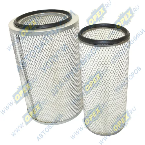 EKO-01.229 Фильтр воздушный (комплект) ф300, Н=470 SHUСHI YTK–6106; YUTONG ZK–6119 (дв. Cummins ISL 300.30 Евро–3) ЭКОФИЛ