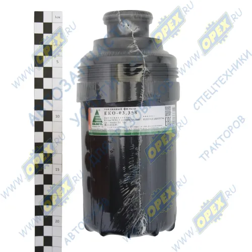 ЕКО-03.358 Фильтр топливный ф101, Н=212 (M100х4-7H SPL BUTT); Cummins ISF3.8 (Foton, Валдай, Зубренок, ПАЗ) ЭКОФИЛ