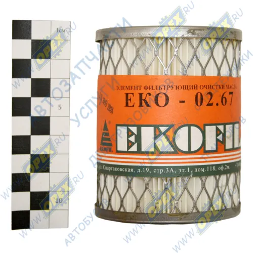ЕКО-02.67 Фильтр масляный (элемент) ф80, Н=100 бачка ГУР ПАЗ-3204 ЭКОФИЛ1