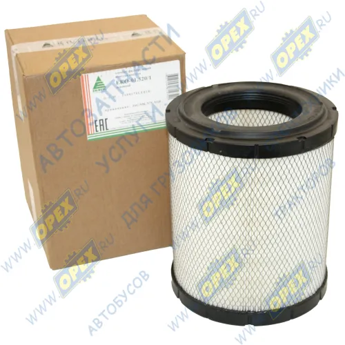 EKO-01.520/1 Фильтр воздушный (элемент) ЭФВ внешний/основной ф236 ,Н=285 JAC–N56, N75, N120 ЭКОФИЛ