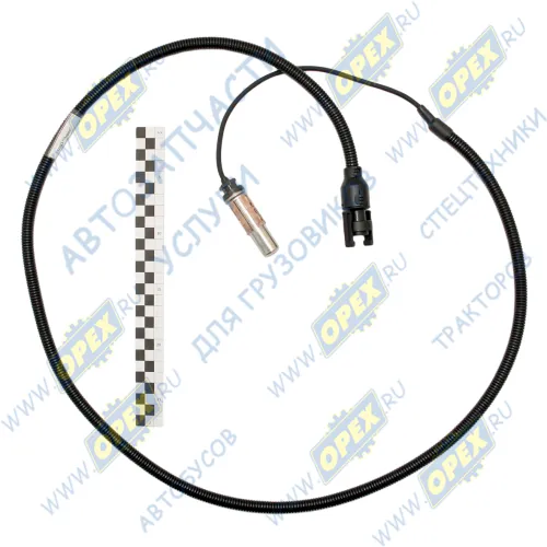 543203-3724764-010 Датчик ABS ф16 L=1300 прямой фишка байонет.разъем с защелками, с кабелем Экран1