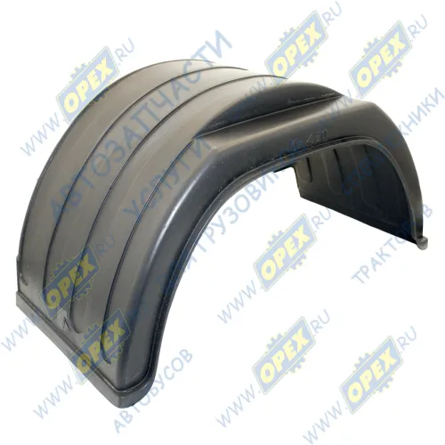 540100060-40 Крыло (ПВХ) двухскатное Газель,Бизнес,Некст; круглое 820х480х470 Экструзион