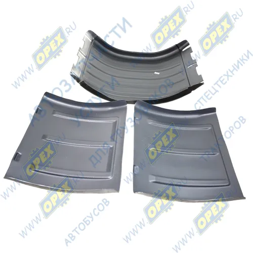 543900060-40 Крыло (ПВХ) двухскатное трехсоставное (К-700.01/.02/.03/.04); составное (3 части) (К-700.01-1 шт-К-700.02-2 шт.) МАЗ. КАМАЗ Экструзион1