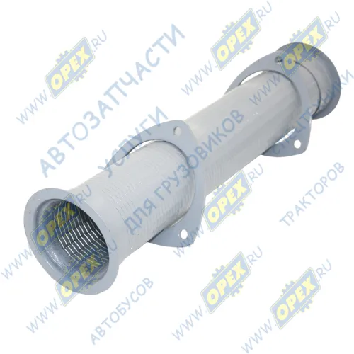 4308-1203012Э Рукав глушителя (металлорукав) L=340 ф97х126 фланец 3отв.ф10 КамАЗ (дв.Cummins) Евро-3 Элемент