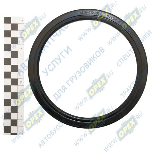 65115-3104018Э Сальник без крышки задней ступицы КАМАЗ-Евро 142х168х15 Элемент1