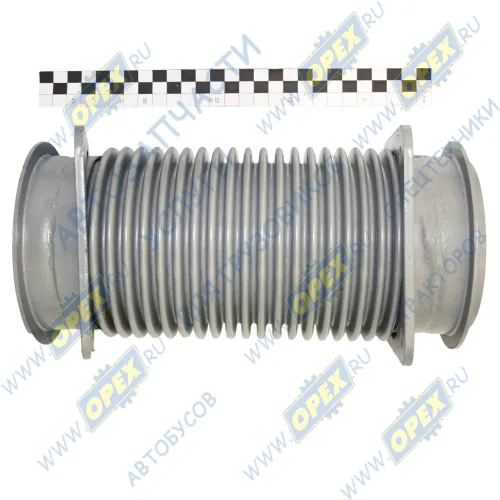 65115-1203012-10Э Рукав глушителя (металлорукав) 2 квадр фл 4отв.ф10 дв.Cummins;  L=310 Элемент1