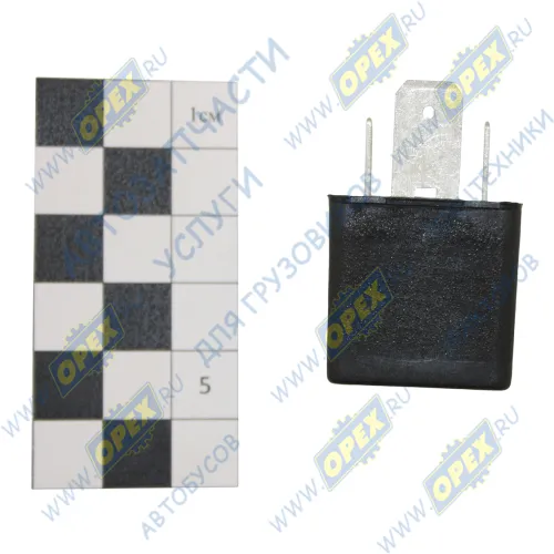 46.3787-111 Реле стартера УРАЛ Некст 24В 30А ;4 плоские клеммы,без кармана под кронштейн и с помехоподавляющим резистором ЭлМехИзмер2