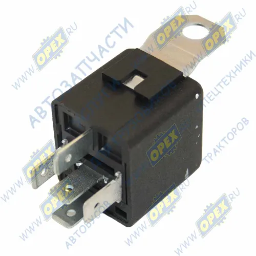 98.3777 Реле разгрузки 12В 20/30А; 5 плоских клемм с кроншт. ЭлМехИзмер