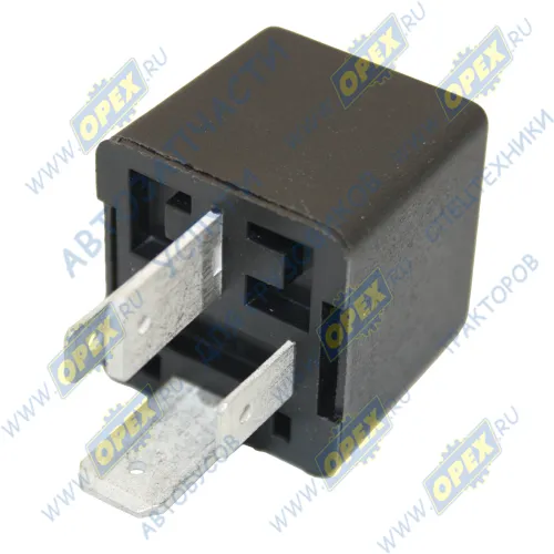 46.3787-111 Реле стартера УРАЛ Некст 24В 30А ;4 плоские клеммы,без кармана под кронштейн и с помехоподавляющим резистором ЭлМехИзмер