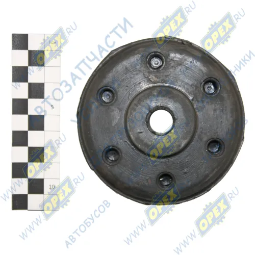 80-6700160 Виброизолятор (РТИ+сталь) ф80х105 h=50; 1отв.ф16/1отв.ф18, (подушка под кабину) МТЗ-1221 Элпласт1