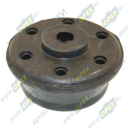 80-6700160 Виброизолятор (РТИ+сталь) ф80х105 h=50; 1отв.ф16/1отв.ф18, (подушка под кабину) МТЗ-1221 Элпласт