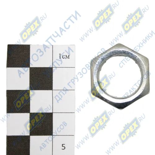 292917-П29 Гайка ГОСТ-5918 М20х1,5; h=13 К=27 (коронч.) хвостовика УАЗ, ГАЗ ЭТНА1