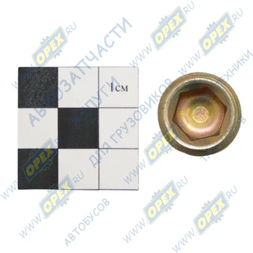 296576-П29 Пробка DIN906 коническая М22х1,75 h=15 под шестигр.13 сливная КПП и РЗМ КГ1/2" ост 2с98-3-73/ Газель ЭТНА1