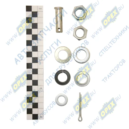 100-3519КТ РМК крепления тормозной камеры МАЗ,КамАЗ,ЗиЛ,КрАЗ (гайки,шайбы,палец,шплинт) ЭТНА1