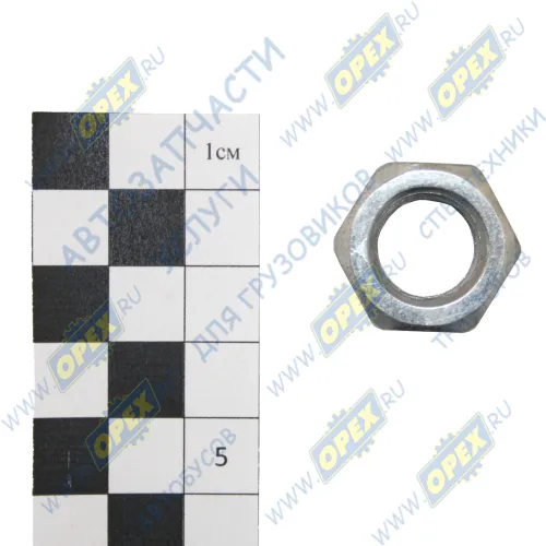 250634-П29 Гайка ГОСТ-5916 М14х1,5 низкая; h=8 К=22 замка капота ЭТНА1