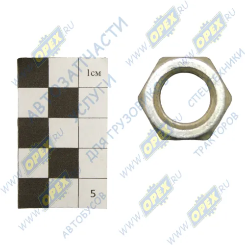 250563-П29 Гайка ГОСТ-5915 М18х1,5; h=15 К=27 (многоцелевая)  внутр.на шпильку,оси креп.рессор УАЗ-3151;3160 ЭТНА