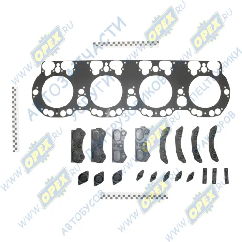 238Д-1003210Р Прокладка ГБЦ ЯМЗ 238БЕ2/ДЕ2,7511 общая; (сталь+РТИ-резина) ЯЗТО