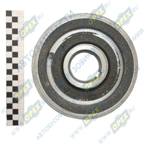 238П-1005061 Шкив коленвала 3руч. шпонка ф173 h=63; 2 отв. шир.3-го ручья 17мм ЯМЗ1