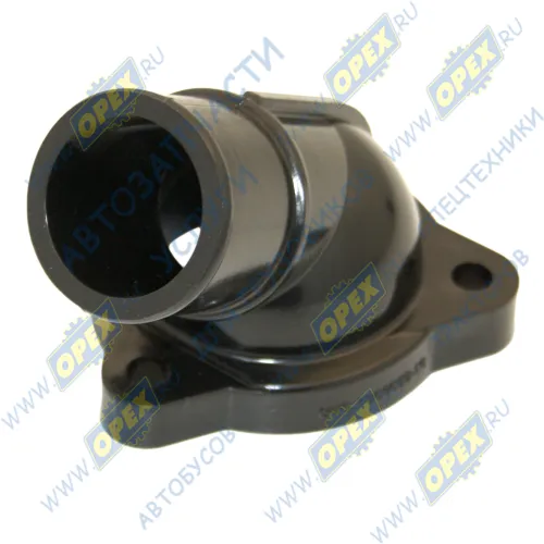 658.1306053-10 Патрубок коробки термостата (ПВХ) 3 отв. ф33х43; L=115 ЯМЗ-656,658 ЯМЗ