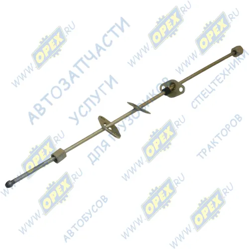 7511.1104308-11 Трубка (сталь) ф7;Г=М14+К19/Г=М14+К19 топливная в сб. с фланцем (общая ГБЦ); L=585 ЯМЗ