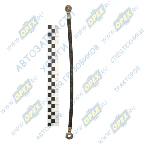 236-1111614 Трубка (РТИ) ф10; под 2 штуцера ф10 подвода масла к ТНВД ЯМЗ-236; (L=360) ЯМЗ1