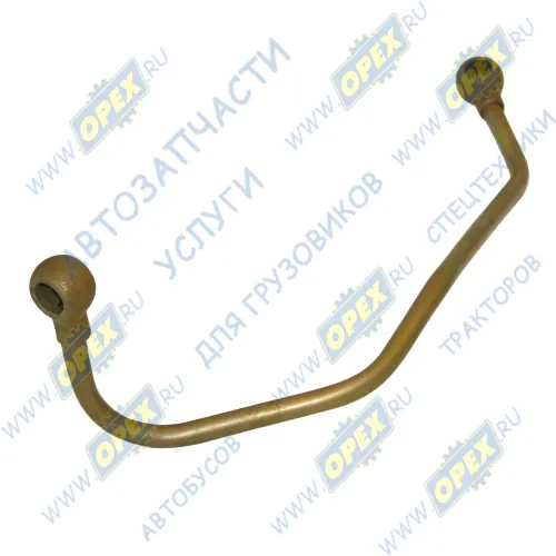 5344.1118220-30 Трубка (латунь) ф10 L=510 под 2 штуцера ф14 подвода масла к ТКР ЯМЗ-5344 ЯМЗ