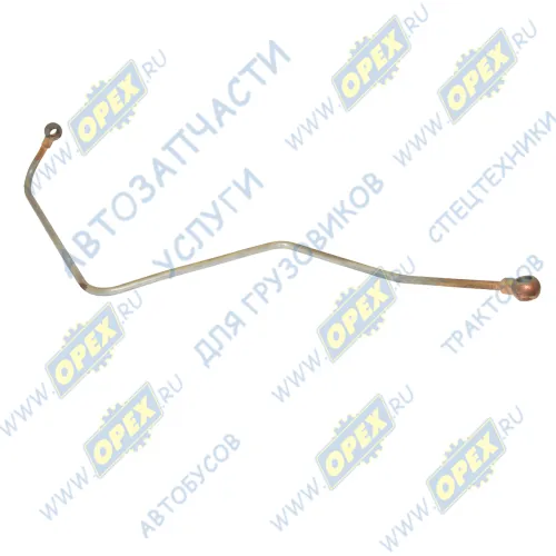 6581.1104422-10 Трубка (сталь) ф10; L=990 кругл.шт14/кругл.шт16 отводящая в сборе ТНВД ЕВРО-3 ЯМЗ