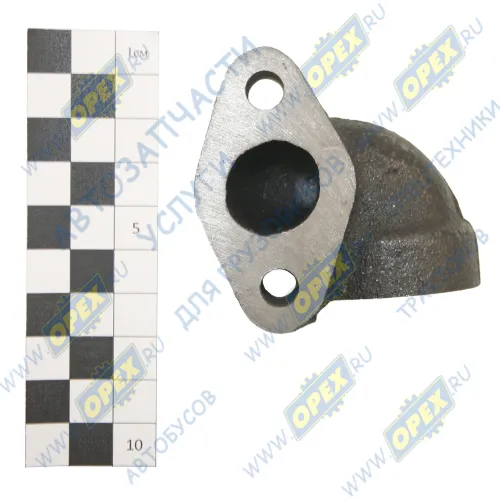 238Б-1011069 Фланец диф. Клапана угловой 65х65х45; 2отв.ф10/2отв.ф20 ЯМЗ1