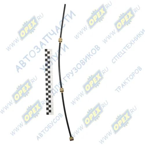 236-1104370-В Трубка ПВХ ф6 L=565 под 3 штуцера ф10 форсунки дренажная Камоцци Пневматика ЯМЗ1