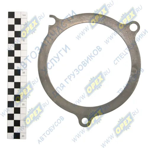 7511.1003212-40 Прокладка (сталь) ГБЦ ЯМЗ-7511 С/Ф; ф130х160; 1отв.ф10/1отв.ф12;; h=1.7; (инд. гбц) ЯМЗ