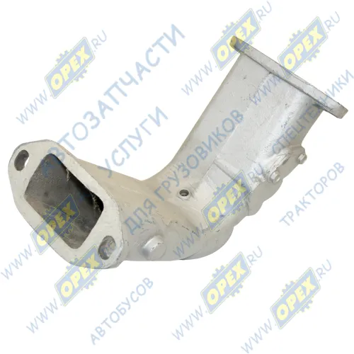 236-1115032-Г Патрубок V-образный L=460 выход с верху,соединительный впускных коллекторов ЯМЗ ЯМЗ1