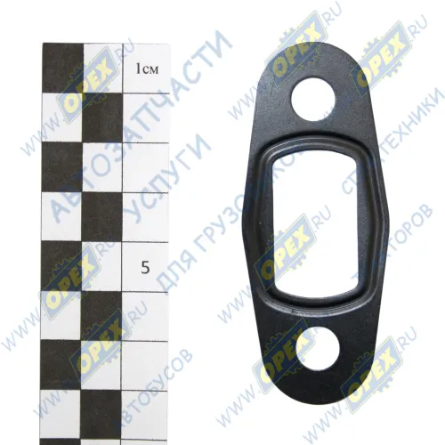 650.1118322 Прокладка ромбич. 74х30; 2отв.ф9 патрубка слива масла ЯМЗ