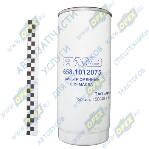 658.1012075 Фильтр масляный (навинчиваемый) A=108 B=104 C=93 H=260 G=1 1/8-16 UN UGV=1,00 RSV=1 МАЗ, Iveco IVECO Euroclass (1993-2020), RVI LCV (1970-2020), VOLVO; W 11 102 М5103 Дифа ЯМЗ2