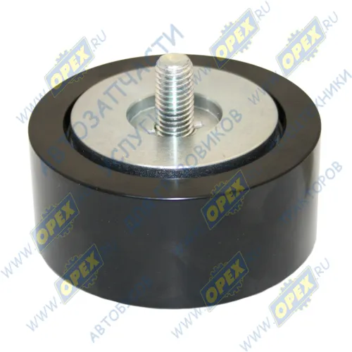 5340.8114120-01 Ролик (сталь) ф75 h=32,5 гладкий в сборе с болтом, промежуточный ЯМЗ2